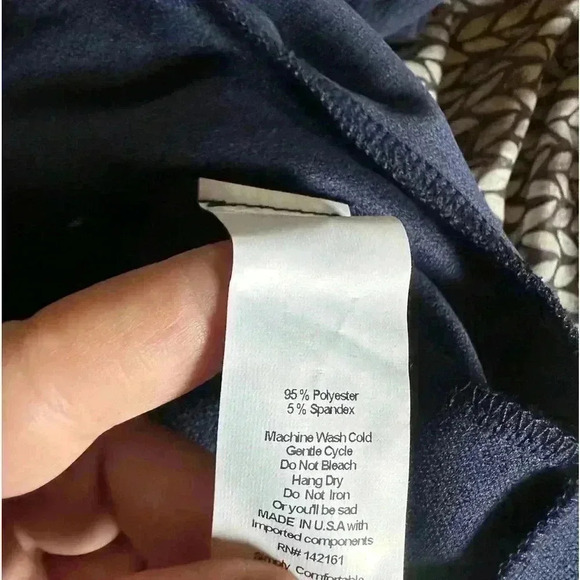 Lularoe Small Navy blue Off or one shoulder Cici dress. NWT.Summer,vacation vibe - Picture 7 of 8